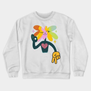 Random guys wants Peace Crewneck Sweatshirt